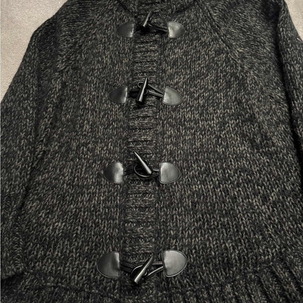 Michael Michael Kora  Black Toggle Sweater size medium